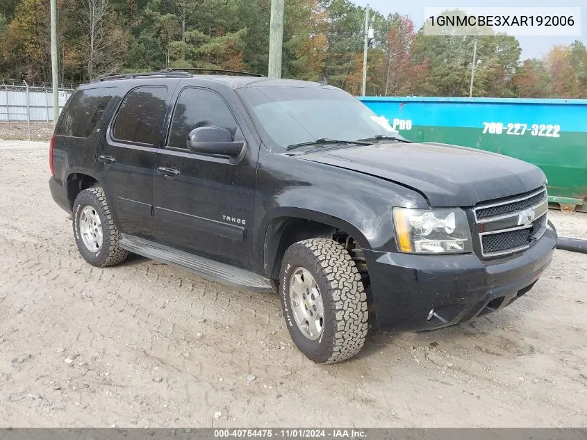 2010 Chevrolet Tahoe Lt VIN: 1GNMCBE3XAR192006 Lot: 40754475