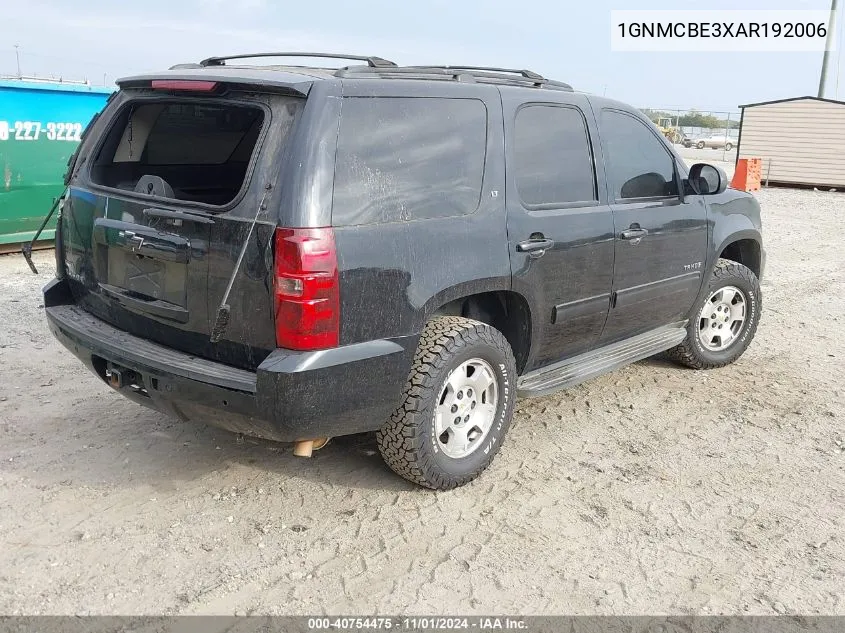 2010 Chevrolet Tahoe Lt VIN: 1GNMCBE3XAR192006 Lot: 40754475