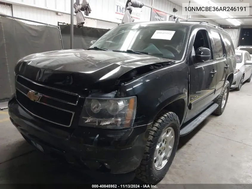 2010 Chevrolet Tahoe Lt VIN: 1GNMCBE36AR246191 Lot: 40845952