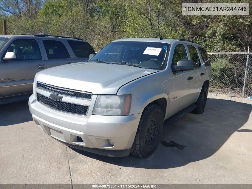 2010 Chevrolet Tahoe Ls VIN: 1GNMCAE31AR244746 Lot: 40879351