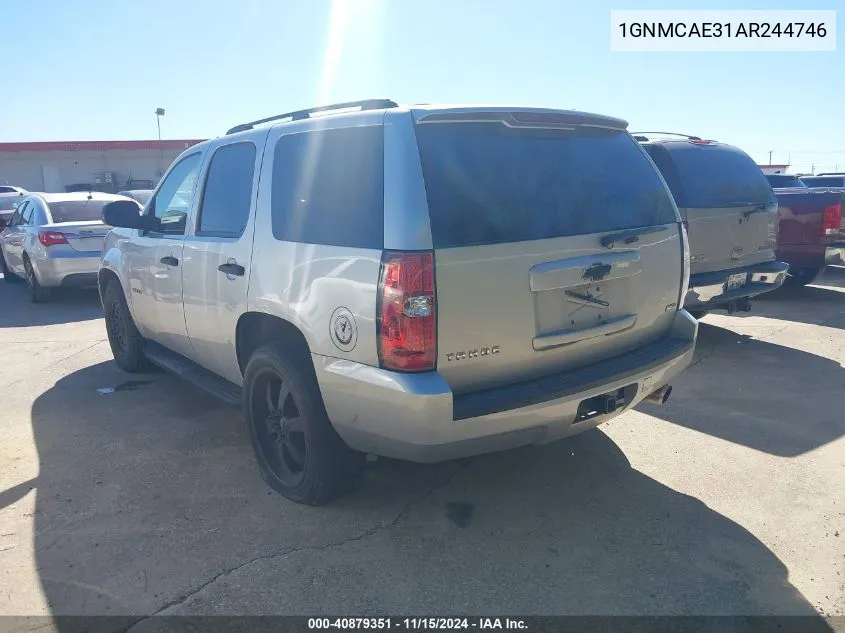 2010 Chevrolet Tahoe Ls VIN: 1GNMCAE31AR244746 Lot: 40879351