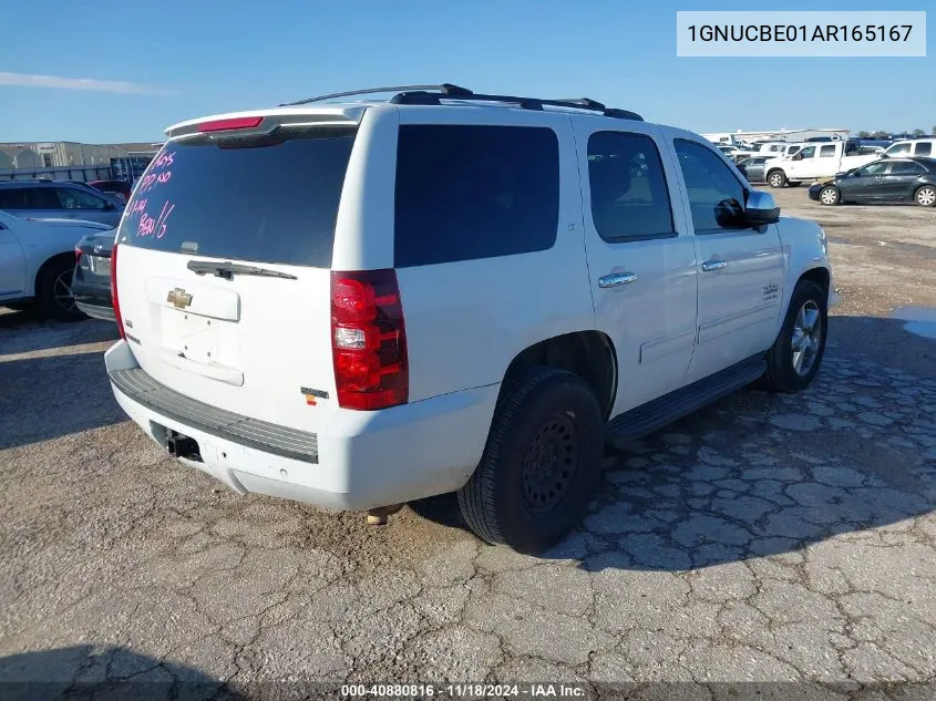 2010 Chevrolet Tahoe Lt VIN: 1GNUCBE01AR165167 Lot: 40880816