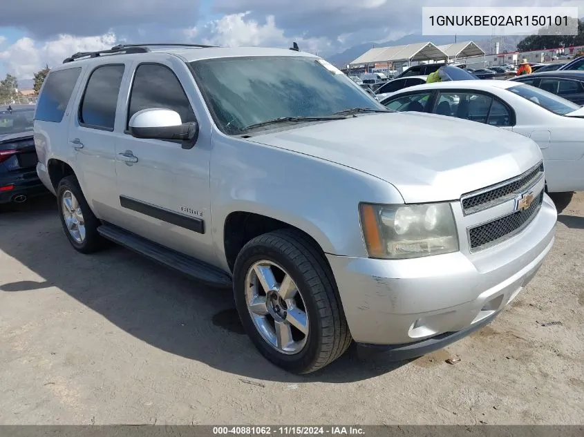 2010 Chevrolet Tahoe Lt VIN: 1GNUKBE02AR150101 Lot: 40881062