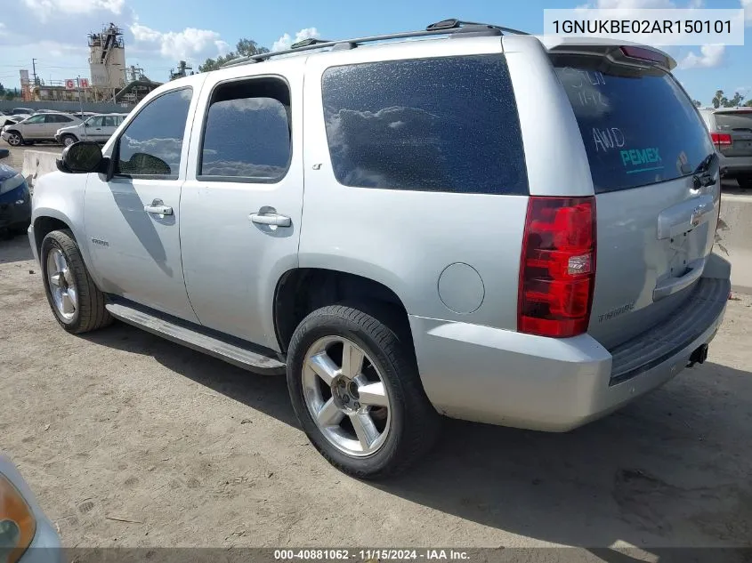 2010 Chevrolet Tahoe Lt VIN: 1GNUKBE02AR150101 Lot: 40881062