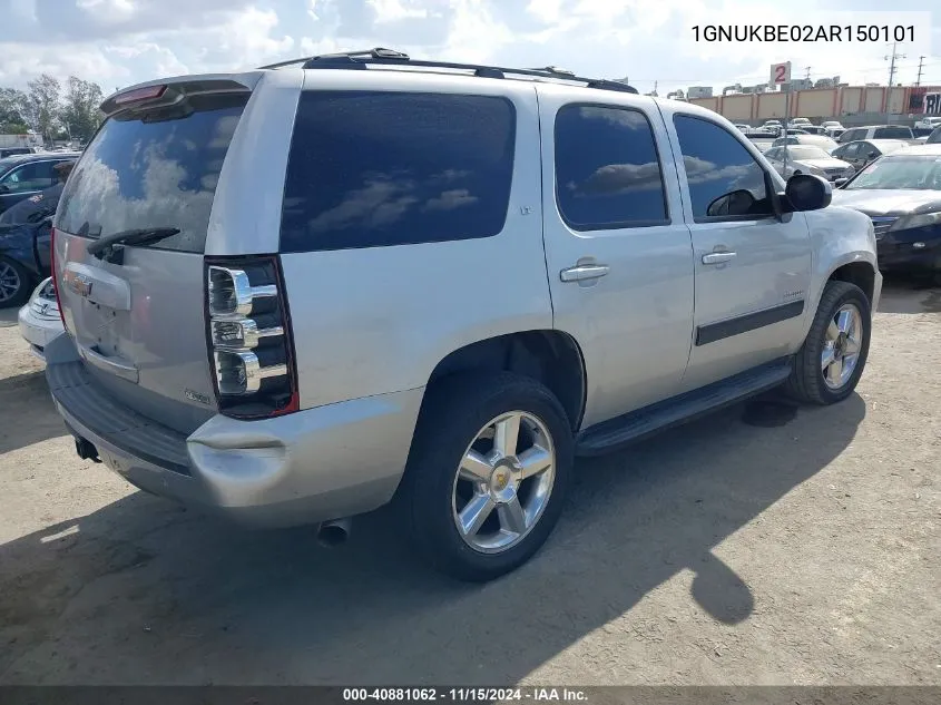 2010 Chevrolet Tahoe Lt VIN: 1GNUKBE02AR150101 Lot: 40881062