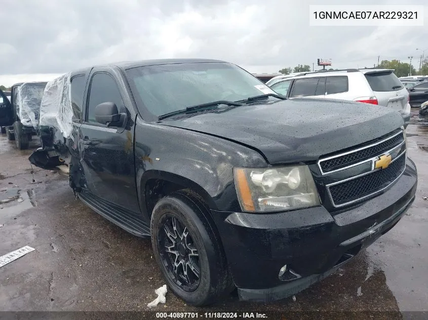 2010 Chevrolet Tahoe Ls VIN: 1GNMCAE07AR229321 Lot: 40897701