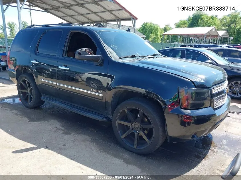 2011 Chevrolet Tahoe Ltz VIN: 1GNSKCE07BR383714 Lot: 39307230