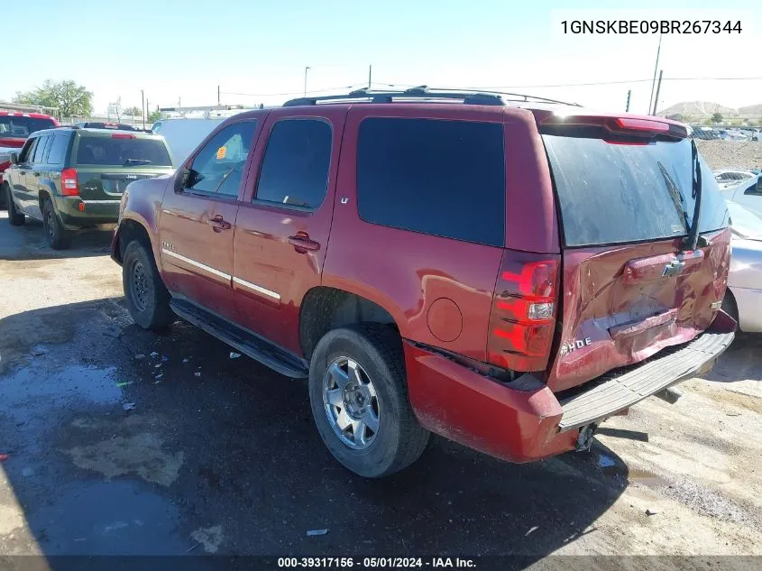 1GNSKBE09BR267344 2011 Chevrolet Tahoe Lt