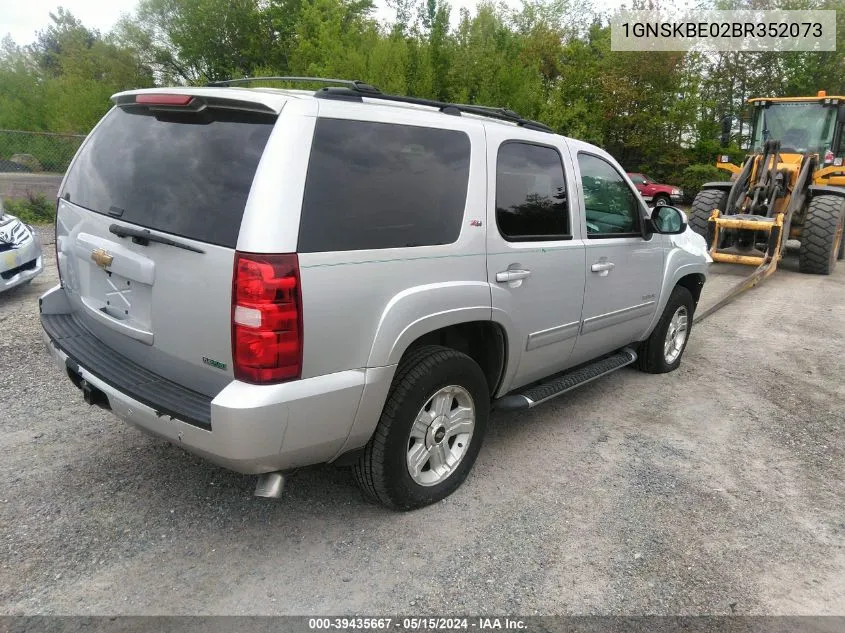 1GNSKBE02BR352073 2011 Chevrolet Tahoe Lt