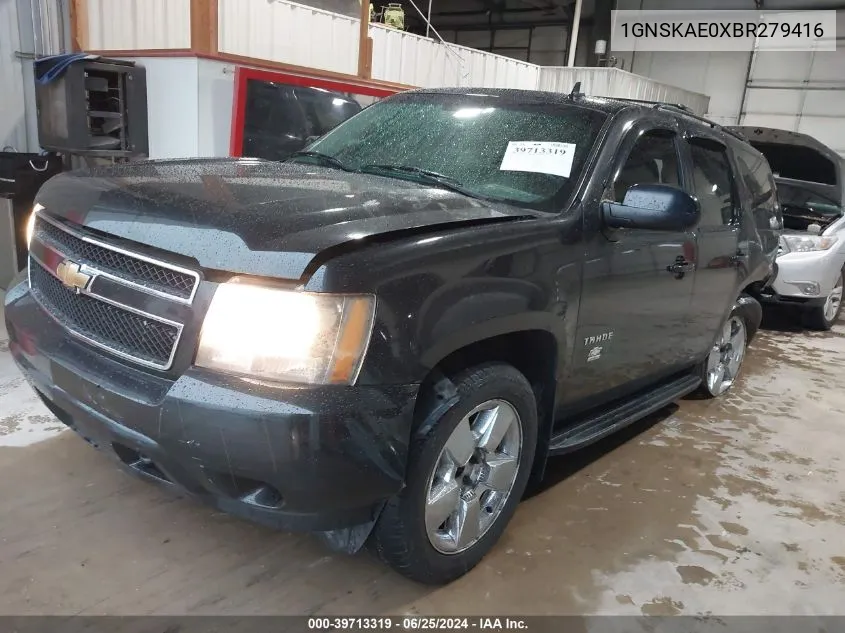 2011 Chevrolet Tahoe Ls VIN: 1GNSKAE0XBR279416 Lot: 39713319