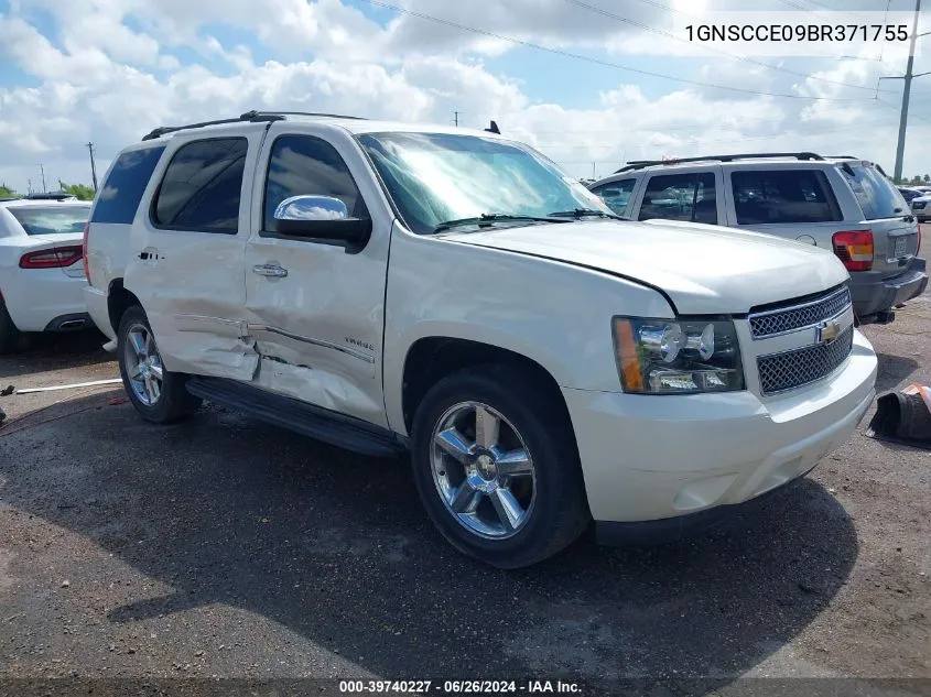 2011 Chevrolet Tahoe Ltz VIN: 1GNSCCE09BR371755 Lot: 39740227