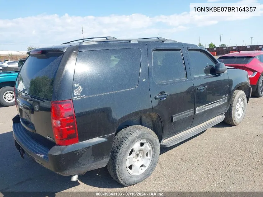 2011 Chevrolet Tahoe Lt VIN: 1GNSKBE07BR164357 Lot: 39843193