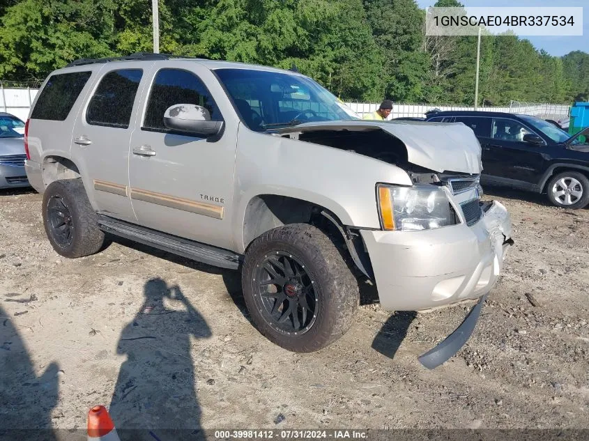 1GNSCAE04BR337534 2011 Chevrolet Tahoe Ls