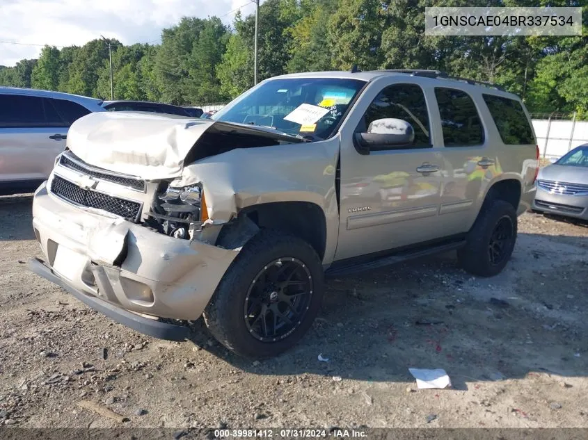 2011 Chevrolet Tahoe Ls VIN: 1GNSCAE04BR337534 Lot: 39981412