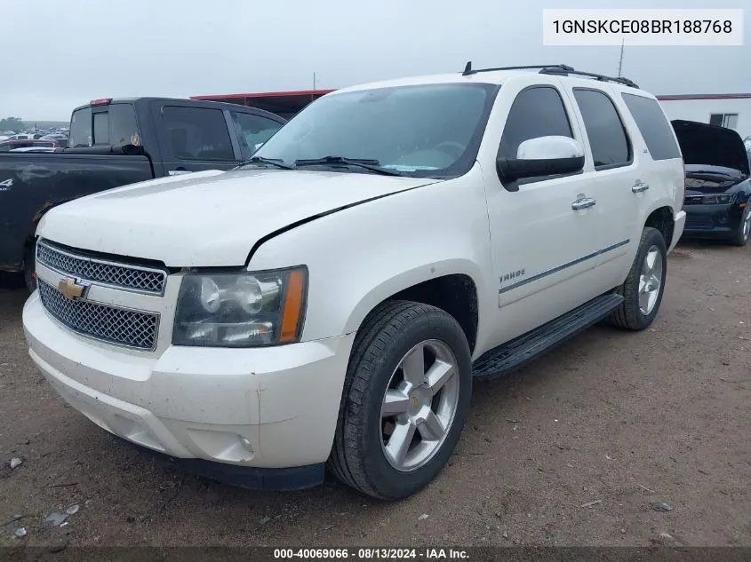 1GNSKCE08BR188768 2011 Chevrolet Tahoe Ltz