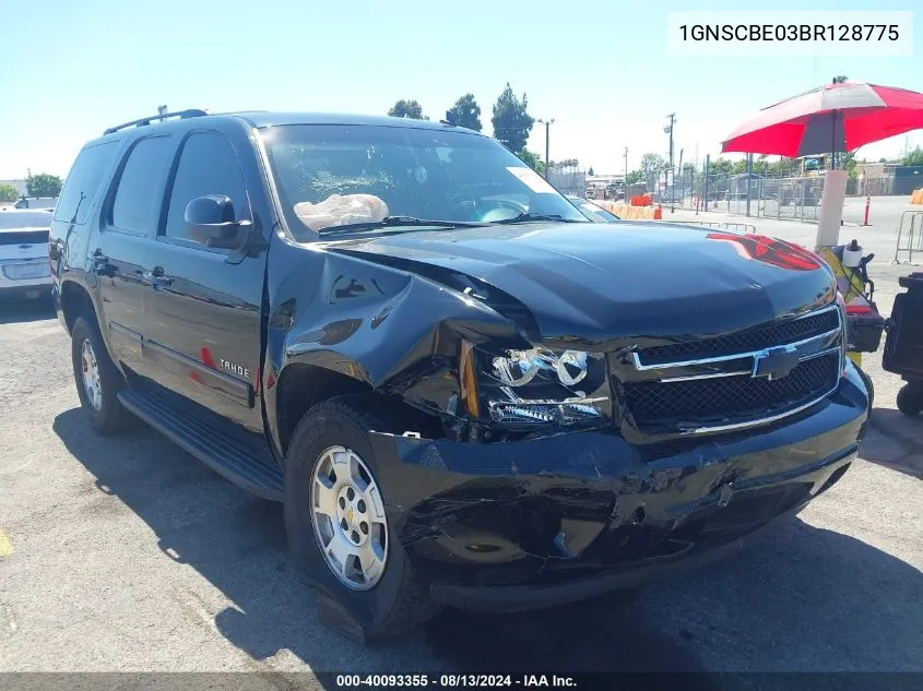 2011 Chevrolet Tahoe Lt VIN: 1GNSCBE03BR128775 Lot: 40093355