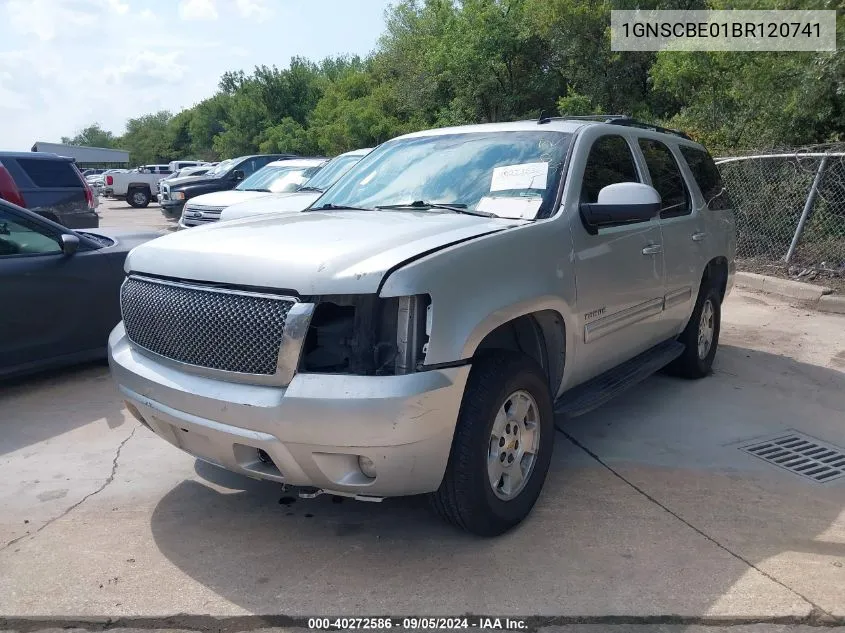 2011 Chevrolet Tahoe Lt VIN: 1GNSCBE01BR120741 Lot: 40272586