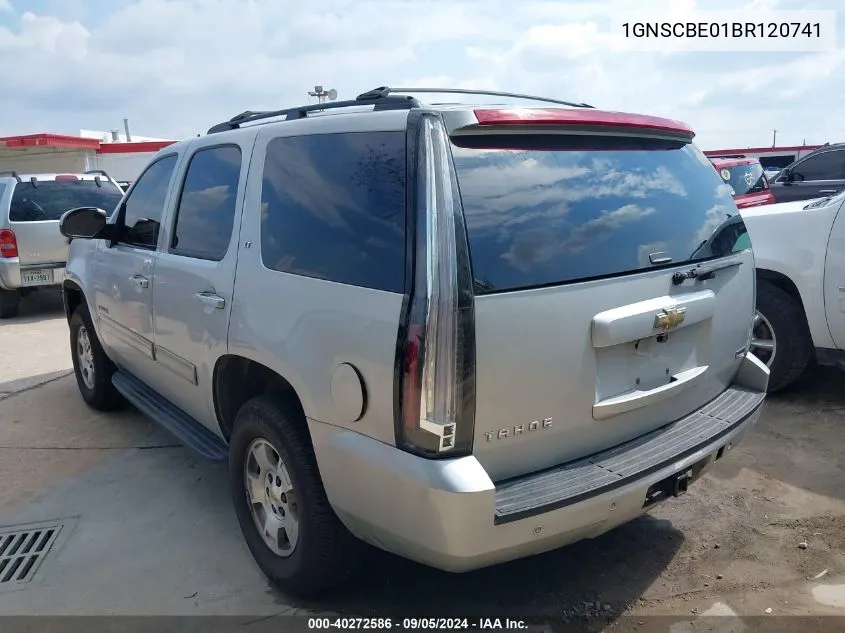 2011 Chevrolet Tahoe Lt VIN: 1GNSCBE01BR120741 Lot: 40272586