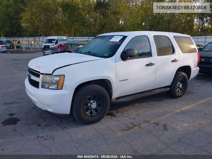 2011 Chevrolet Tahoe K1500 VIN: 1GNSK4E01BR320808 Lot: 40428474