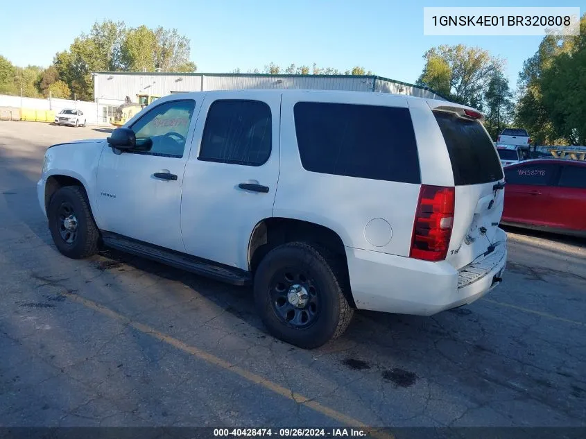 2011 Chevrolet Tahoe K1500 VIN: 1GNSK4E01BR320808 Lot: 40428474