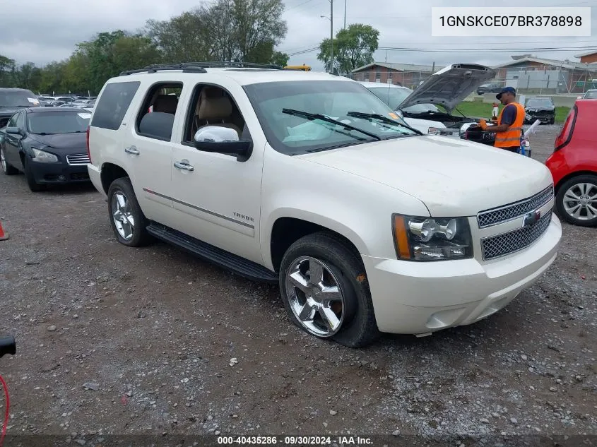 2011 Chevrolet Tahoe Ltz VIN: 1GNSKCE07BR378898 Lot: 40435286