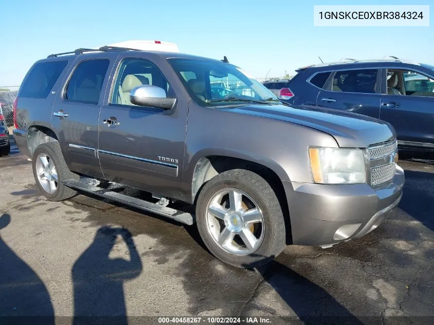 2011 Chevrolet Tahoe Ltz VIN: 1GNSKCE0XBR384324 Lot: 40458267