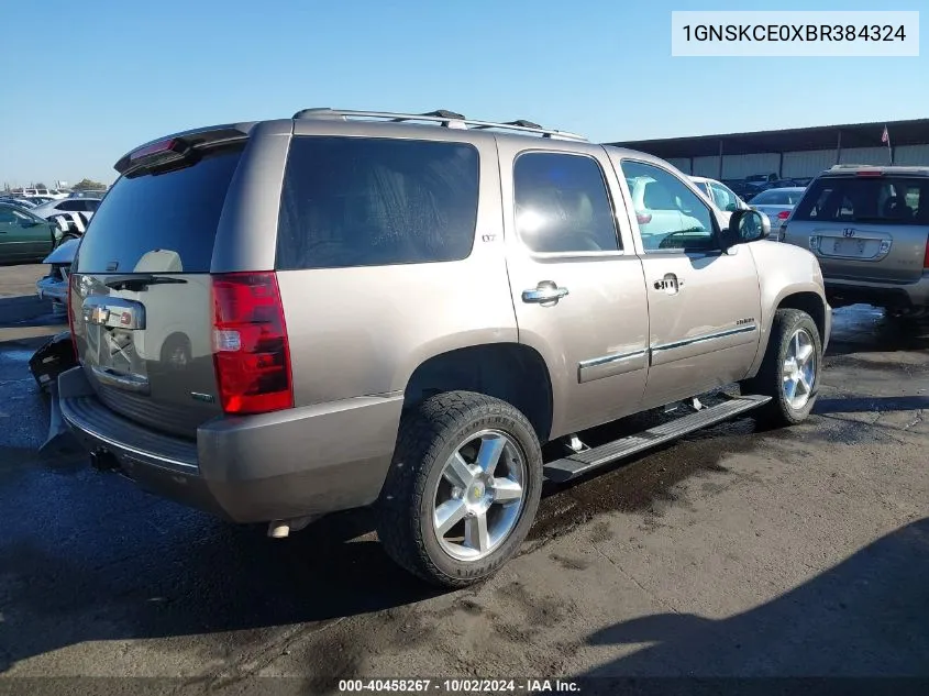 2011 Chevrolet Tahoe Ltz VIN: 1GNSKCE0XBR384324 Lot: 40458267