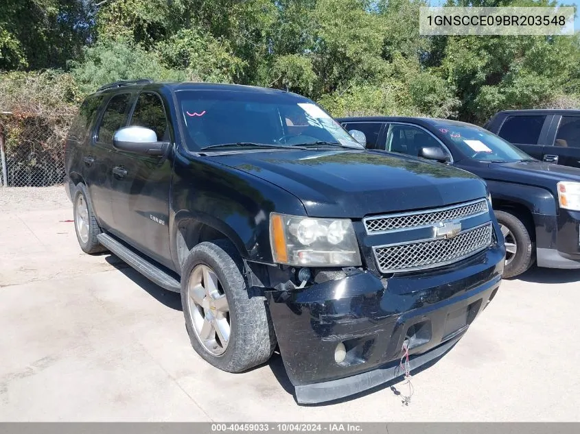 2011 Chevrolet Tahoe Ltz VIN: 1GNSCCE09BR203548 Lot: 40459033