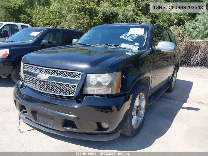 2011 Chevrolet Tahoe Ltz VIN: 1GNSCCE09BR203548 Lot: 40459033