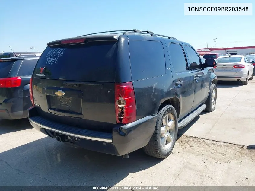 2011 Chevrolet Tahoe Ltz VIN: 1GNSCCE09BR203548 Lot: 40459033