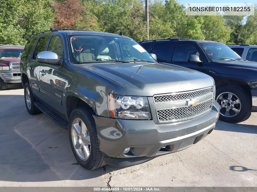 2011 Chevrolet Tahoe Lt VIN: 1GNSKBE01BR182255 Lot: 40464459