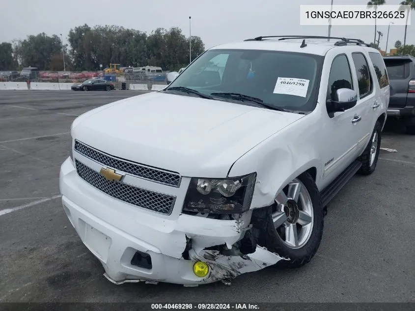 2011 Chevrolet Tahoe C1500 Ls VIN: 1GNSCAE07BR326625 Lot: 40469298