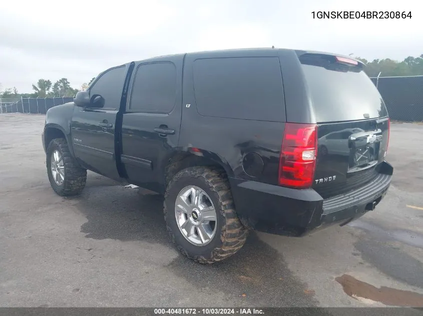 2011 Chevrolet Tahoe Lt VIN: 1GNSKBE04BR230864 Lot: 40481672