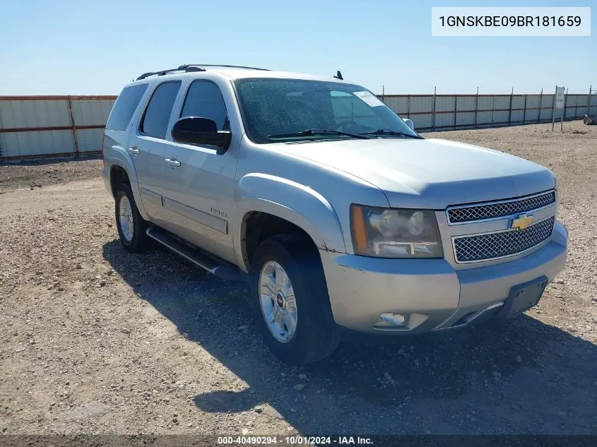 2011 Chevrolet Tahoe Lt VIN: 1GNSKBE09BR181659 Lot: 40490294