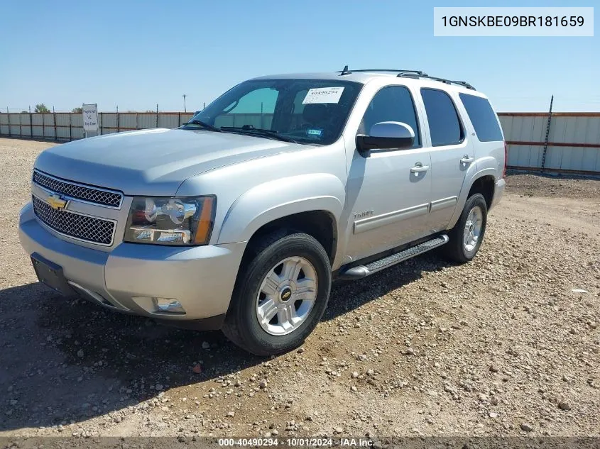 2011 Chevrolet Tahoe Lt VIN: 1GNSKBE09BR181659 Lot: 40490294