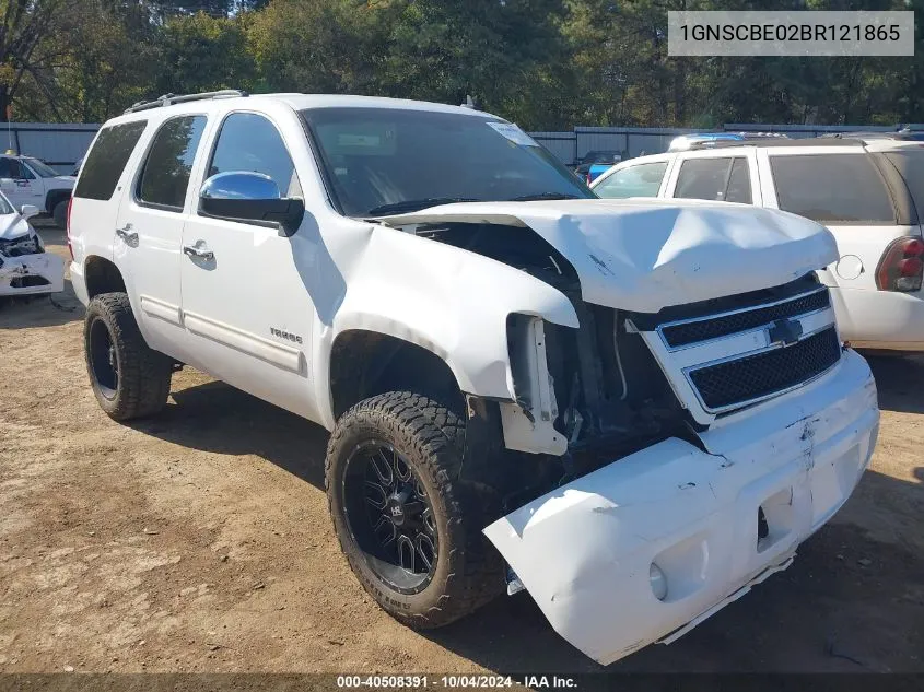 1GNSCBE02BR121865 2011 Chevrolet Tahoe Lt