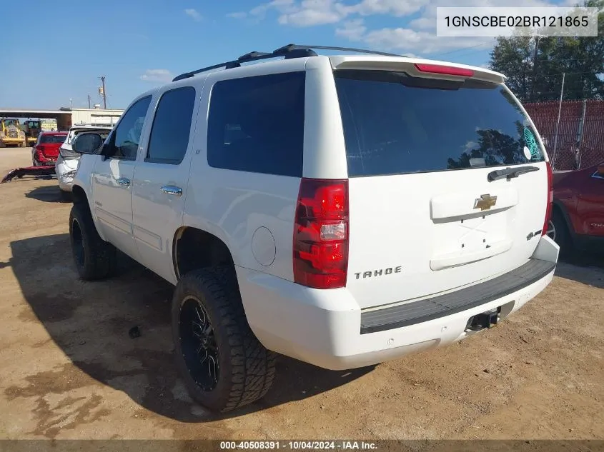 1GNSCBE02BR121865 2011 Chevrolet Tahoe Lt