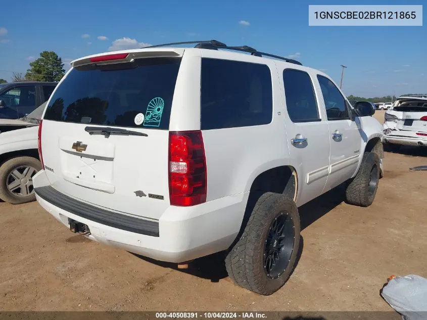 1GNSCBE02BR121865 2011 Chevrolet Tahoe Lt