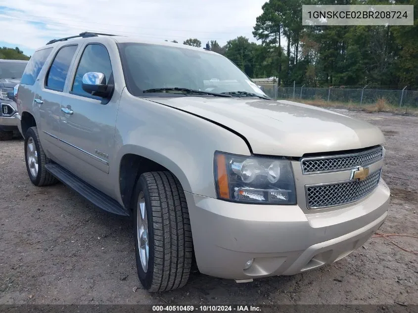 2011 Chevrolet Tahoe Ltz VIN: 1GNSKCE02BR208724 Lot: 40510459