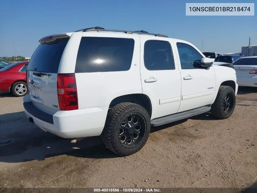 2011 Chevrolet Tahoe Lt VIN: 1GNSCBE01BR218474 Lot: 40518586