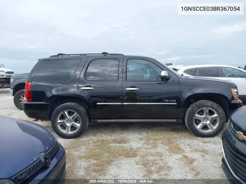 2011 Chevrolet Tahoe C1500 Ltz VIN: 1GNSCCE03BR367054 Lot: 40521032