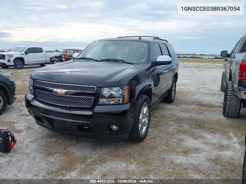 2011 Chevrolet Tahoe C1500 Ltz VIN: 1GNSCCE03BR367054 Lot: 40521032