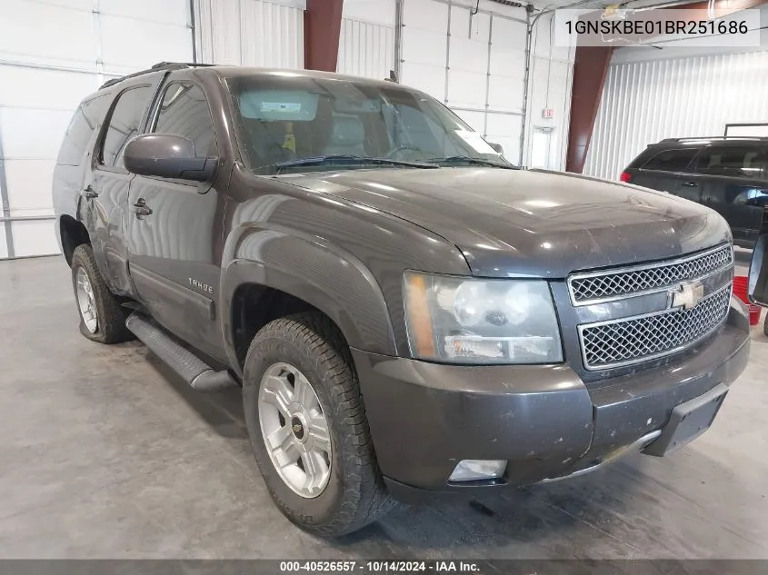 2011 Chevrolet Tahoe Lt VIN: 1GNSKBE01BR251686 Lot: 40526557