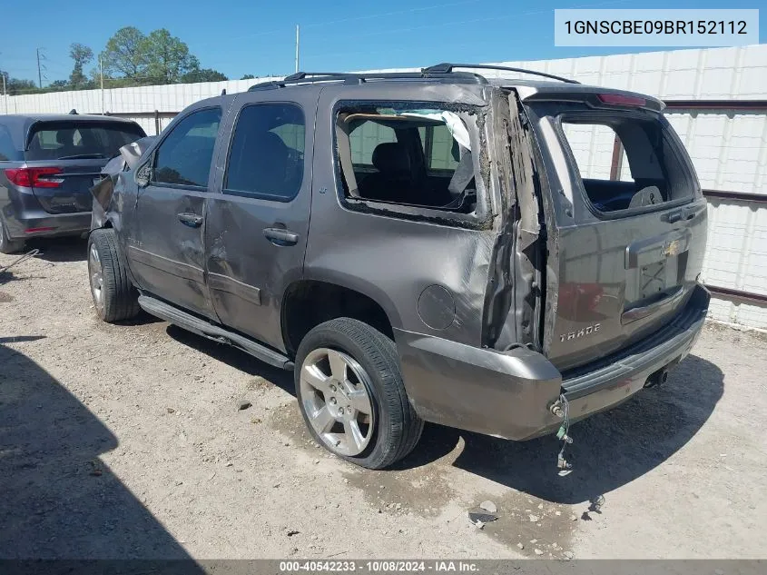 2011 Chevrolet Tahoe Lt VIN: 1GNSCBE09BR152112 Lot: 40542233