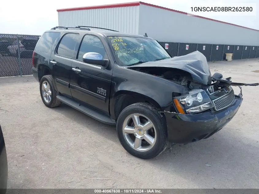 1GNSCAE08BR262580 2011 Chevrolet Tahoe Ls