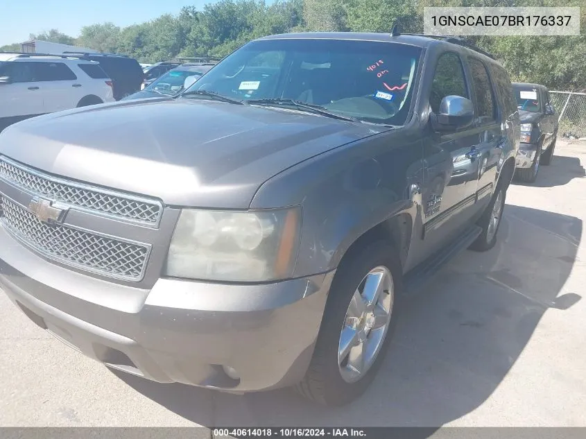 2011 Chevrolet Tahoe Ls VIN: 1GNSCAE07BR176337 Lot: 40614018