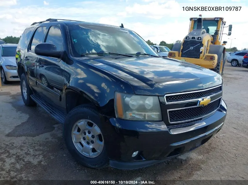 2011 Chevrolet Tahoe Lt VIN: 1GNSKBE0XBR109787 Lot: 40616150