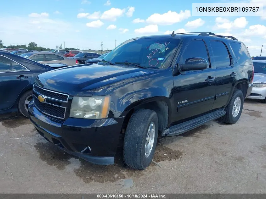 2011 Chevrolet Tahoe Lt VIN: 1GNSKBE0XBR109787 Lot: 40616150