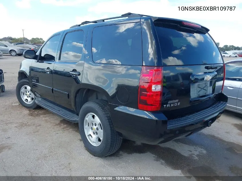 2011 Chevrolet Tahoe Lt VIN: 1GNSKBE0XBR109787 Lot: 40616150