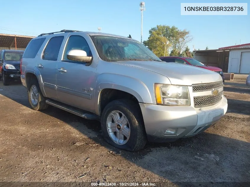 2011 Chevrolet Tahoe Lt VIN: 1GNSKBE03BR328736 Lot: 40623438